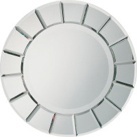 Coaster Furniture 8637 Round Sun-shaped Mirror Silver